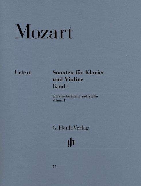 Cover for Mozart · Sonaten f.Kl.u.Violine.01.HN77 (Bog) (2018)