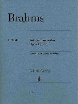 Intermezzo A-dur op. 118 Nr. 2 - Johannes Brahms - Livres - Henle, G. Verlag - 9790201813776 - 22 janvier 2019