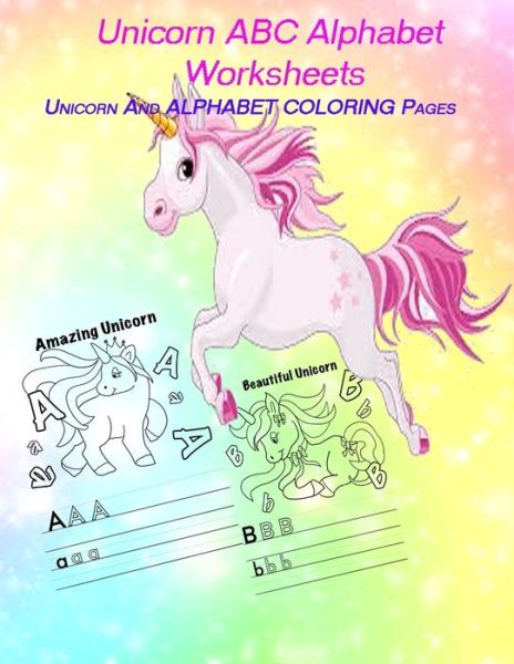 Cover for Avijit Dey · Unicorn ABC Alphabet Worksheets (Paperback Book) (2021)