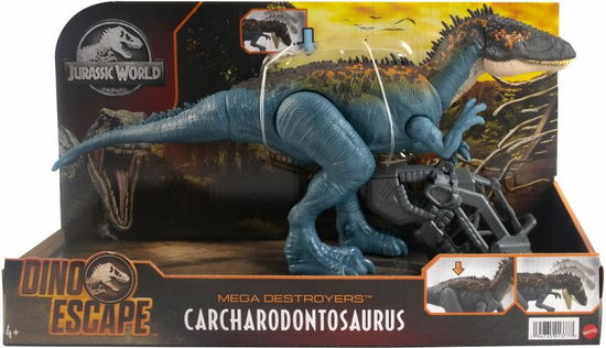 Jurassic World - Mega Destroyers  Carcharodontosaurus - Mattel - Fanituote -  - 0194735013777 - tiistai 27. syyskuuta 2022