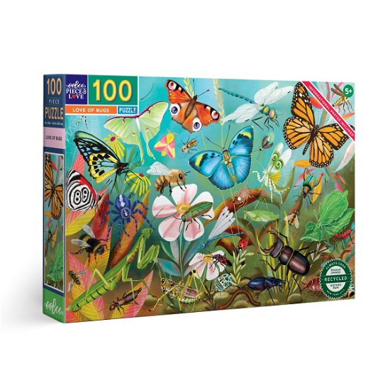 Cover for Eeboop · Eeboop - Puzzle 100 Pcs - Love Of Bugs - (epzlvb) (Toys)