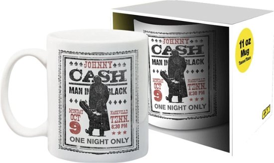 Johnny Cash One Night Only 11Oz Boxed Mug - Johnny Cash - Merchandise - JOHNNY CASH - 0840391156777 - 