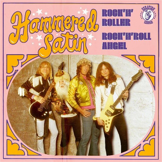 Cover for Hammered Satin · Rock N Roller / Rock N Roll Angel (LP) (2023)