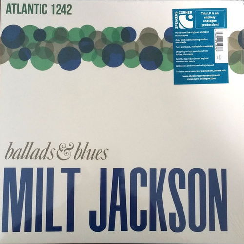 Ballads & Blues - Milt Jackson - Muziek - SPEAKERS CORNER RECORDS - 4260019715777 - 15 maart 2019