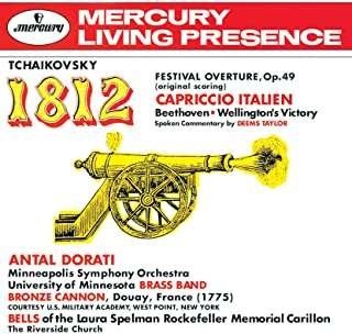 Cover for Antal Dorati · Tchaikovsky: 1812 Festival Overture. Etc (CD) [Japan Import edition] (2019)