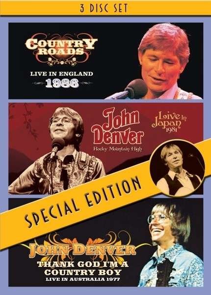 Cover for John Denver · Country Roads - Rocky Mountain - Thank God I M a Country Boy (MDVD) (2014)