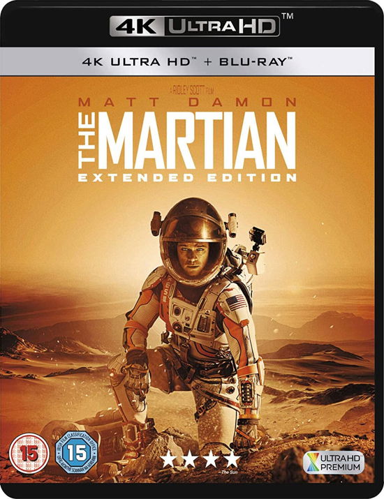 Cover for Martian: Extended Edition · Martian Extended Edition (Blu-ray) (2016)