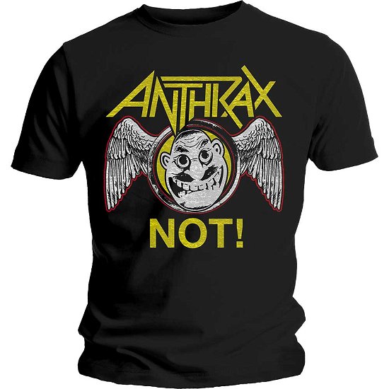 Anthrax Unisex T-Shirt: Not Wings - Anthrax - Merchandise - MERCHANDISE - 5056170638777 - November 26, 2018