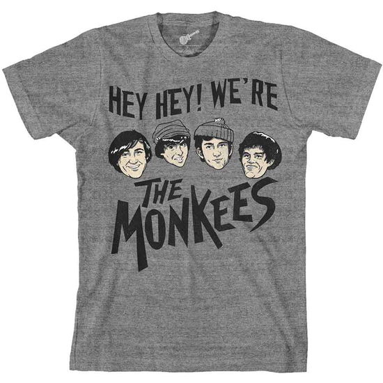 The Monkees Unisex T-Shirt: Hey Hey! - Monkees - The - Koopwaar -  - 5056368684777 - 