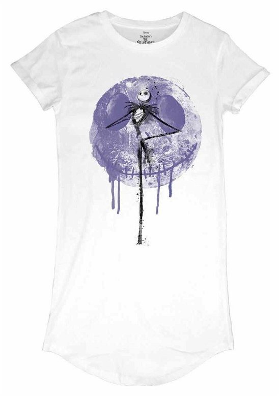 Disney: Heroes - The Nightmare Before Christmas - Moon Drip (T-Shirt Dress Donna - Disney - Outro -  - 5056599734777 - 