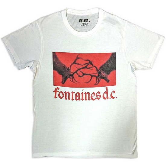 Fontaines D.C. Unisex T-Shirt: Gothic Logo - Fontaines D.C. - Koopwaar -  - 5056737222777 - 