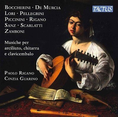 Cover for Rigano, Paolo / Cinzia Guarino · Music for Archlute, Guitar &amp; Harpsichord (CD) (2022)