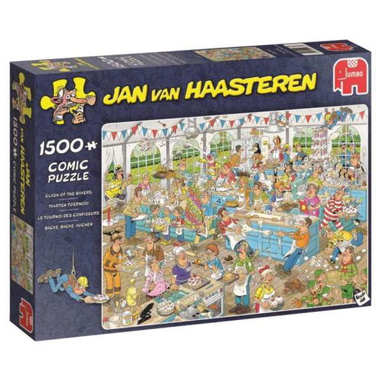 Puslespil The Clash of the Bakers - 1500 brikker, 'Jan van Haasteren - N/a - Board game - Jumbo - 8710126190777 - May 27, 2020