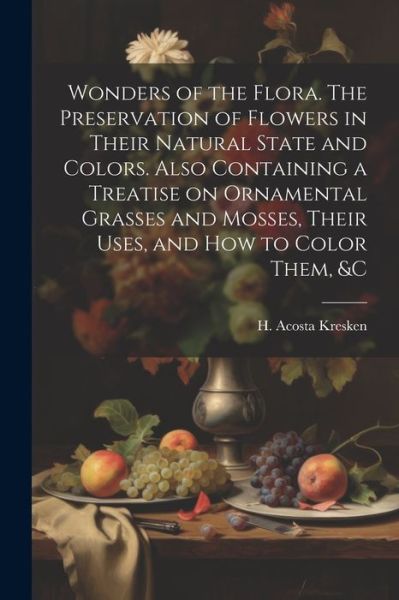 Cover for Kresken H. Acosta · Wonders of the Flora. the Preservation of Flowers in Their Natural State and Colors. Also Containing a Treatise on Ornamental Grasses and Mosses, Their Uses, and How to Color Them, &amp;c (Book) (2023)