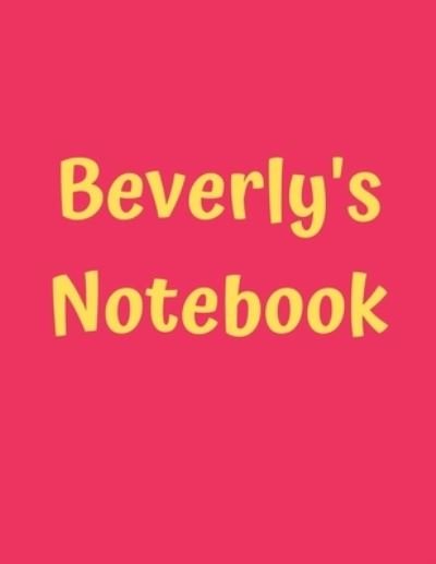 Cover for 99 Notes · Beverly's Notebook (Pocketbok) (2019)