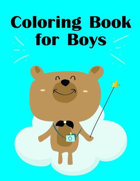 Cover for Lucky Me Press · Coloring Book for Boys (Paperback Book) (2019)