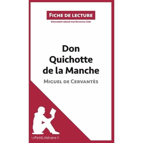 Cover for Natacha Cerf · Don Quichotte de la Manche de Miguel de Cervantès (Fiche de lecture) (Paperback Book) (2014)