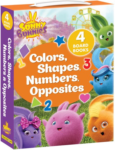 Sunny Bunnies: Colors, Shapes, Numbers & Opposites: 4 Board Books - Sunny Bunnies - Digital Light Studio - Books - CrackBoom! Books - 9782898022777 - November 10, 2020