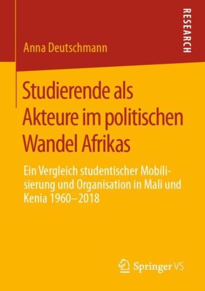 Cover for Deutschmann · Studierende als Akteure im (Book) (2020)