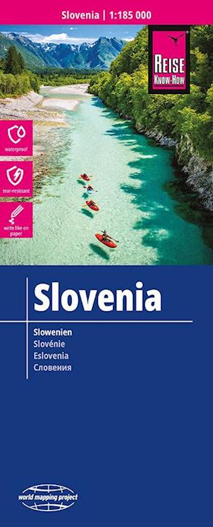 Cover for Reise Know-How · Slovenia Map 1:185,000 scale: World Mapping Project - World Mapping Projects (Map) [New edition] (2025)
