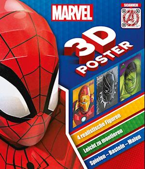 MARVEL: 3D-Poster -  - Książki - Nelson - 9783845126777 - 29 lipca 2024