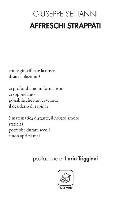 Cover for Giuseppe Settanni · Affreschi Strappati (Book)