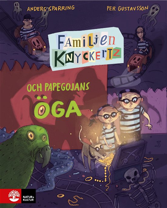Cover for Per Gustavsson · Familjen Knyckertz och papegojans öga (Innbunden bok) (2024)