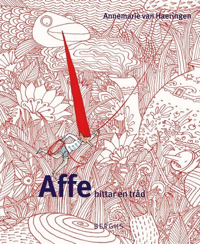 Cover for Annemarie van Haeringen · Affe hittar en tråd (Innbunden bok) (2018)