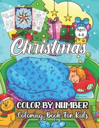 Cover for Doug Johnson · Christmas Color By Number Coloring Book For Kids Ages 4-8 (Paperback Book) (2020)