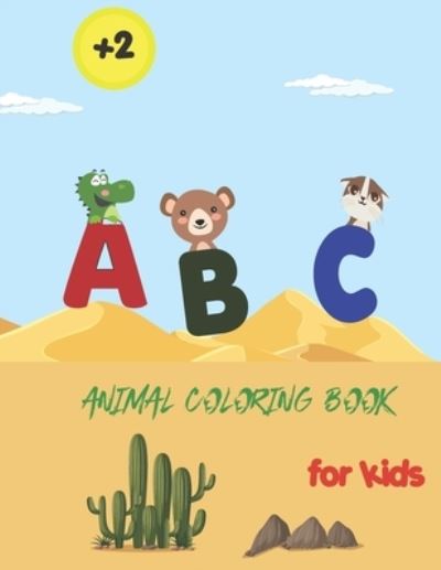 Cover for Midou Design · ABC animal coloring book for kids (Paperback Book) (2020)