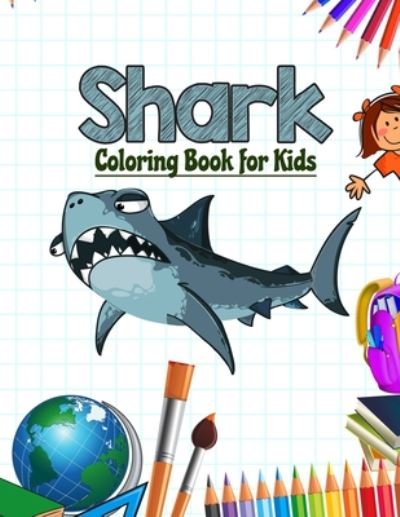 Cover for Neocute Press · Shark Coloring Book for Kids (Paperback Book) (2020)
