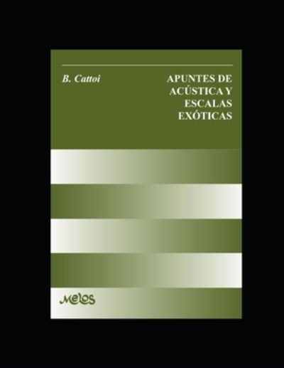 Cover for Blanca Cattoi · Apuntes de Acustica y escalas exoticas (Paperback Bog) (2020)