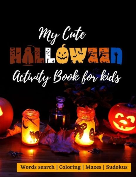 Cover for Hal Color · My cute halloween activity book for kids (Paperback Book) (2020)