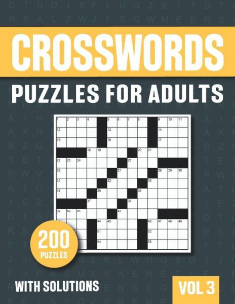 Crosswords Puzzles for Adults - Visupuzzle Books - Books - Independently Published - 9798741455777 - April 20, 2021