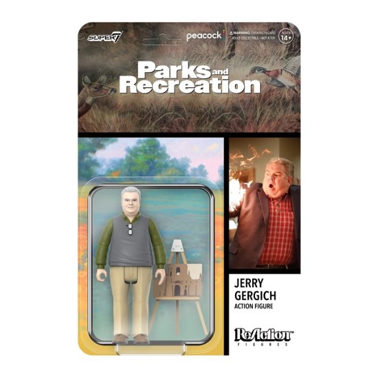 Parks And Recreation Reaction Figures Wave 2 - Jerry Gergich - Parks and Recreation - Merchandise - SUPER 7 - 0840049823778 - January 10, 2023