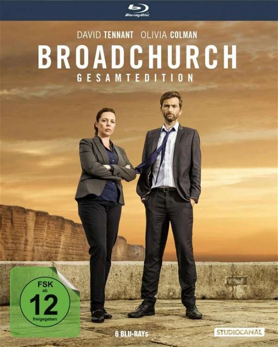 Cover for Broadchurch - Staffel 1-3 - Gesamtedition (6 Blu-rays) (Blu-ray) (2018)