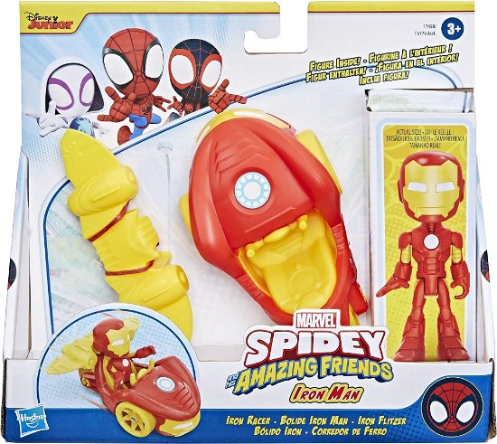 Hasbro Marvel: Spidey And His Amazing Friends - Iron Man & Iron Racer (f7458) - Hasbro - Merchandise - Hasbro - 5010994192778 - 