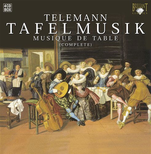 Telemann Tafelmusik - Musica Amphion  Pieterjan Belder - Muziek - BRILLIANT CLASSICS - 5028421921778 - 9 december 2016