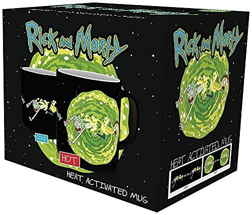 Rick And Morty - Mug Heatchange - 320Ml - Portal - Heat Change Mugs Gb - Produtos - ABYSSE UK - 5028486384778 - 12 de junho de 2023