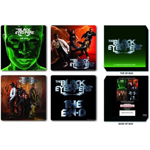 The Black Eyed Peas Coaster Set: Mixed Designs - Black Eyed Peas - The - Fanituote - Unlicensed - 5055295315778 - 