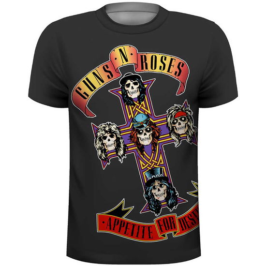 Guns N' Roses Unisex Sublimation T-Shirt: Appetite - Guns N' Roses - Koopwaar - Bravado - 5055979943778 - 