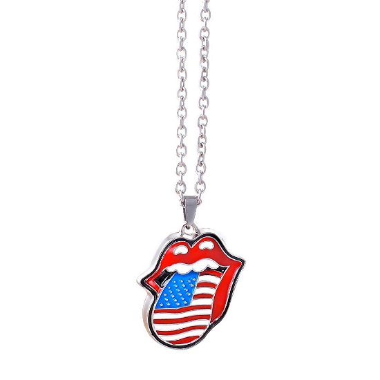 The Rolling Stones Necklace: USA tongue - The Rolling Stones - Merchandise -  - 5056170644778 - 