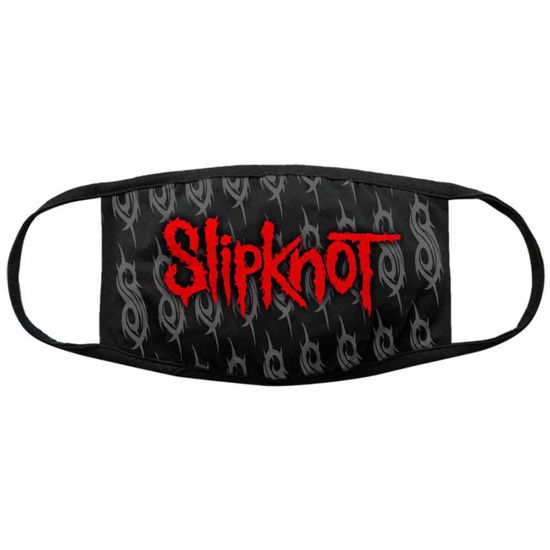 Slipknot Face Mask: Red Logo & Sigils - Slipknot - Fanituote - SLIPKNOT - 5056368645778 - keskiviikko 11. marraskuuta 2020