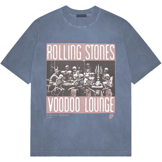 The Rolling Stones · The Rolling Stones Unisex Stone Wash T-Shirt: Voodoo Skulls (T-shirt) [size S] (2024)