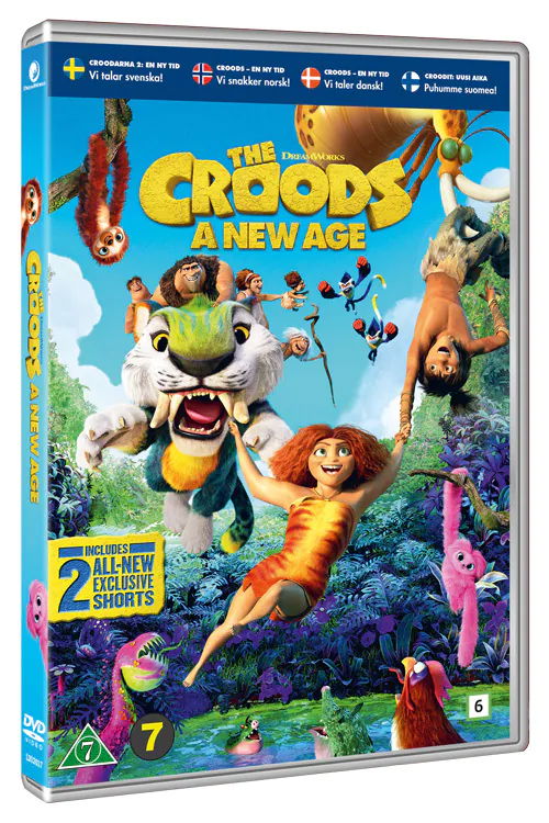 Cover for Croods · The Croods 2: A New Age (Croods: En ny tid) (DVD) (2021)