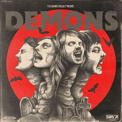 Cover for The Dahmers · Demons (Red / Black Vinyl) (LP) (2023)