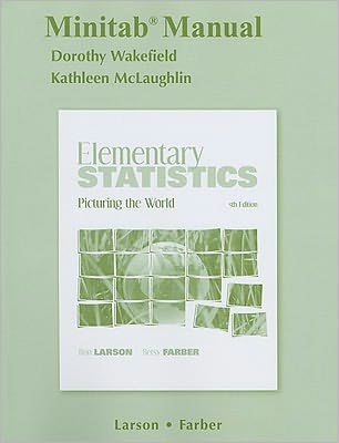 Cover for Ron Larson · Minitab Manual for Elementary Statistics: Picturing the World (Taschenbuch) (2011)