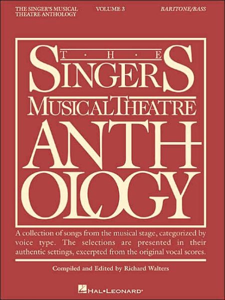 Cover for Richard Walters · Singers Musical Theatre: Bartone / Bass Volume 3 (Paperback Book) (2000)