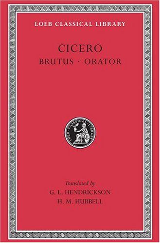 Cover for Cicero · Brutus. Orator - Loeb Classical Library (Hardcover bog) (1939)