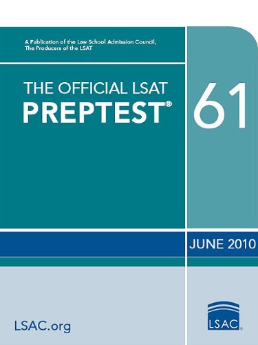 Cover for Law School Admission Council · The Official Lsat Preptest 61: (Oct. 2010 Lsat) (Paperback Book) (2010)